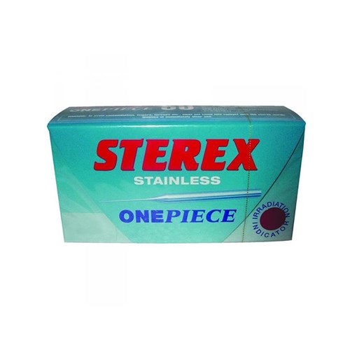 NEEDLES - STAINLESS STEEL 002S F SHANK - ONE PIECE (AQUA BOX)